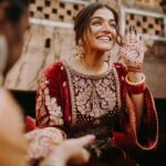 Wamiqa Gabbi Instagram - Mehndi Ni Mehndi Aaj Ralkey Lavan ayia ne Behna Te Parjayian __ Indian actor & artist Wamiqa Gabbi (@wamiqagabbi) adorns our Sindoori Sitara kameez; paired with embroidered peshawari salwar in velvet Silk and a tulle Odhni. The bridal ensemble is hand-embellished with meticulous Gota Warq, Dori and zardosi with motifs inspired by a the cypress Tree of Life and peacocks. U N V E I L I N G 𝐁𝐚𝐚𝐛𝐮𝐥 . बाबुल . ਬਾਬੁਲ Leaving the Nest 𝐃𝐢𝐬𝐜𝐨𝐯𝐞𝐫 𝐭𝐡𝐞 𝐥𝐨𝐨𝐤 𝐨𝐧 𝐰𝐰𝐰.𝐭𝐨𝐫𝐚𝐧𝐢.𝐢𝐧 𝐚𝐧𝐝 𝐚𝐭 𝐨𝐮𝐫 𝐟𝐥𝐚𝐠𝐬𝐡𝐢𝐩 𝐬𝐭𝐨𝐫𝐞 𝐢𝐧 𝐊𝐡𝐚𝐧 𝐌𝐚𝐫𝐤𝐞𝐭, 𝐃𝐞𝐥𝐡𝐢. #ToraniIndia #ToraniWeddings #Baabul
