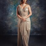 Yaashika Aanand Instagram - “ I try to hold my charisma in check .” ✨✨✨ Concept & Styling @beingstyl Photography: @theportraitstudio_tps Outfit: @chaitanyarao_official Jewelry: @fineshinejewels MUA: @makeupreva Hair: @thoorigaikabilan . . . . #yashika #explore #royal #kollywood #swipeleft