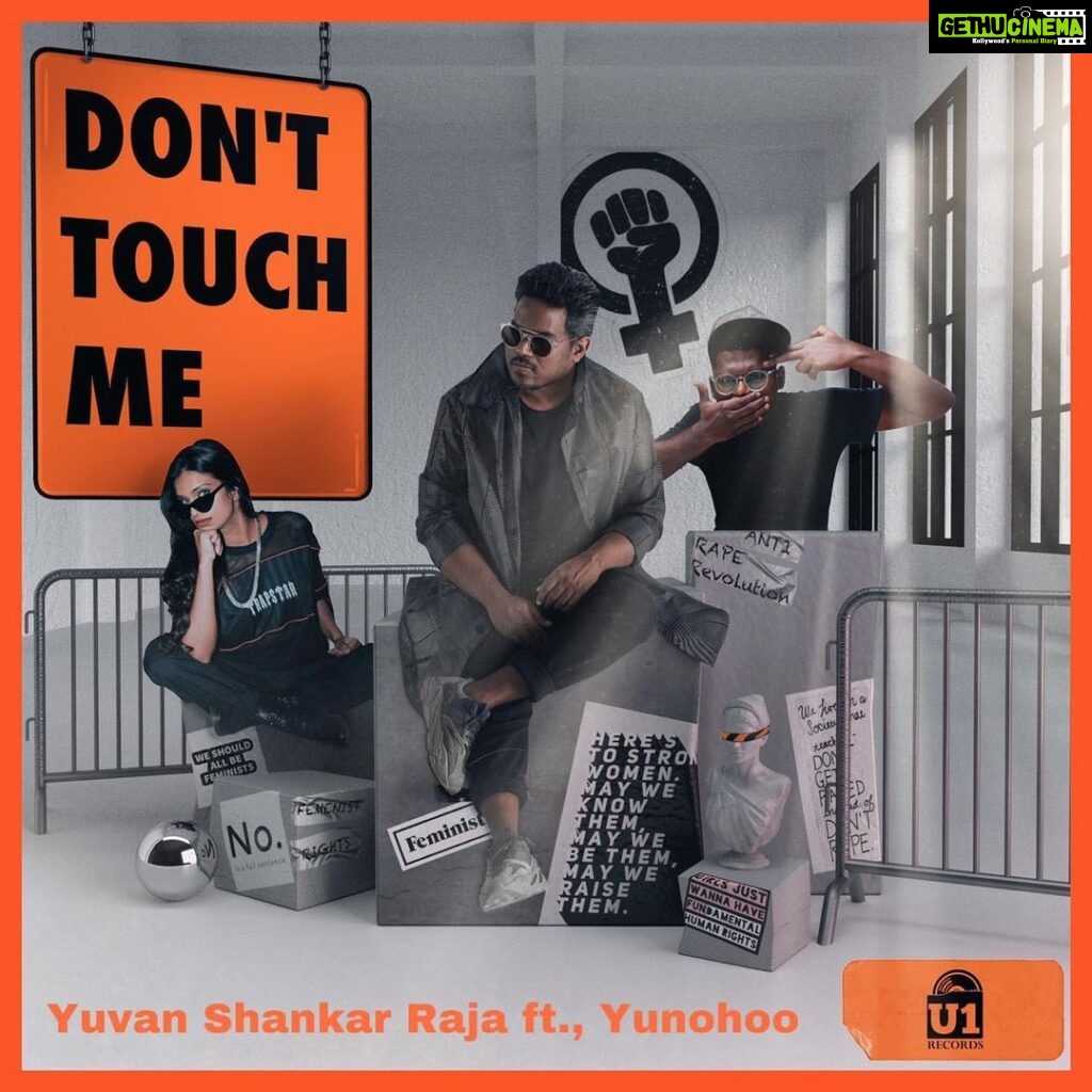 Yuvan Shankar Raja Instagram - Happy that you guys are loving #Meherezylaa 🌸 Today being The World Music Day🖤 I have an announcement! We are dropping a New BANGER track 💣 #DontTouchMe ft., @yunohoomusic @therukural on 26th June @u1recordsoffl