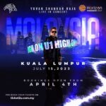 Yuvan Shankar Raja Instagram - HELLO MALAYSIA!!! I'M BACK....😎🇲🇾 SAVE THE DATE! Presented by DRA & HORIZON GROUP . Happening on the 15th of July, 2023 at Axiata Arena, Malaysia Pre book your tickets from April 4th,2023 in Ticket2u.com.my & dontrunawayasia.com. @ek_karthic @therealkavithasugumar @horizongroups @dra.asia @dontrunawayasia.my #yuvanshankarraja #highonyuvan #u1 #malaysia