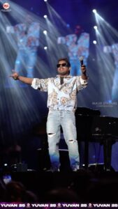 Yuvan Shankar Raja Instagram - Exactly a month ago 🥹❤️

Unnodu vaalntha kaalangal (2 concert days) yaavum
Kanavaai ennai moodutheyyy 🙌🏼

🎥 @filmorapictures 

#yuvan25
#MSCyuvan25
#malikstreams
#yuvan
#u1
#liveinconcert
#kualalumpur