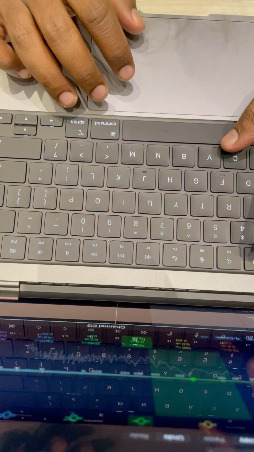 Yuvan Shankar Raja Instagram - Cooking on some new tracks on my new Mac book pro M1 max @apple
