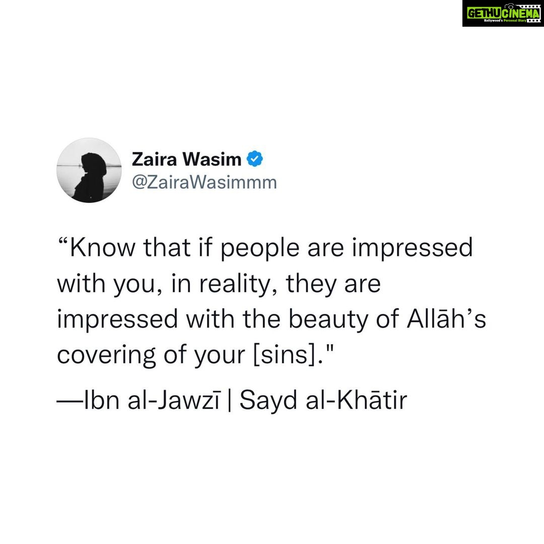 Zaira Wasim - 59.1K Likes -