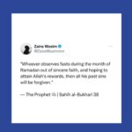 Zaira Wasim Instagram - #RamadanMubarak ♥️ . The Messenger of Allah ﷺ said: “On the first night of the month of Ramadan, the Shayatin are shackled, the jinns are restrained, the gates of the Fires are shut such that no gate among them would be opened. The gates of Paradise are opened such that no gate among them would be closed, and a caller calls: 'O seeker of the good; come near!' and 'O seeker of evil; stop! For there are those whom Allah frees from the Fire.' And that is every night." [Jami`at-Tirmidhi 682]