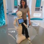 Zareen Khan Instagram - Meet my new friend from Dubai … SALEM ! Isn’t it Adorable ? ❤️ P.S. - I forgot it’s not Human 🙈 But thn I have SIRI too with whom I have conversations with , mostly arguments and fights 😜😂 #Robot #Salem #Dubai #UAE #ZareenKhan Edited by @tripppytaurus