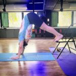 Zareen Khan Instagram – 🧘🏻‍♀️
 
#ChairYoga #Yoga #MondayMotivation #ZareenKhan