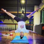 Zareen Khan Instagram - 🧘🏻‍♀️ @ravindra.rawat_ #Aerial #Yoga #AerialYoga #TransformationTuesday #ZareenKhan Diva Yoga