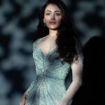 Zoya Afroz Instagram - Midnight emerald magic🧚🏻‍♂️ This stunning custom-made gown for my Miss International pageant finale by @officialsaishashinde has all my heart! A big thank you to the entire team for this beautiful picture and for all the hard work! National Director: @iamnikhilanand @iam_nishantanand Creative Director: @krish.gangwar Wearing: @officialsaishashinde Photography: @ritikravi_11 Video by: @mohitsenaniphotography Makeup: @ammysmakeover Hair: @hair_artist_anthony_turner_