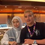 Aaron Aziz Instagram - Masya Allah Tabarakallah I dont know much but i know i love you….. Insya Allah we walk anything together! ❤️ Lahawlawala Quwwata Illa Billah @wearehombremy @officialaksomalaysia