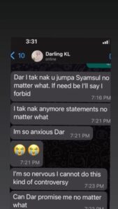 Aaron Aziz Instagram - Alhamdulilah. Saya mintak maaf semua yg call, saya tak angkat phone call sebab tak nak comment apa lagi. Bila anak bongsu saya naik bilik nangis and bila wife saya nangis tu maximum dah. The one person yang selalu nasihat saya, my wife. Kalau isteri cakap NO masih boleh bincang. Kalau isteri cakap i forbid you, dah level lain. 

Ive said my piece, thats all. No more comments and i wont be answering any questions. I work hard for my family and their mental health Is important. Rezeki saya bukan ditangan manusia. Saya tumpang rezeki dari anak anak dan isteri. So mereka adalah my priority. Selamat berpuasa. Semoga Allah SWT melindungi kita semua dari segala fitnah dunia dan akhirat. Amiin.

Love you @diyanahalik