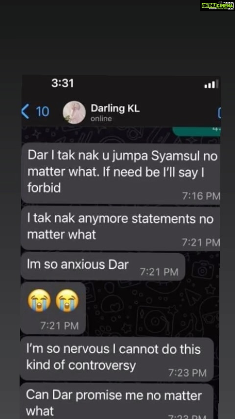 Aaron Aziz Instagram - Alhamdulilah. Saya mintak maaf semua yg call, saya tak angkat phone call sebab tak nak comment apa lagi. Bila anak bongsu saya naik bilik nangis and bila wife saya nangis tu maximum dah. The one person yang selalu nasihat saya, my wife. Kalau isteri cakap NO masih boleh bincang. Kalau isteri cakap i forbid you, dah level lain. Ive said my piece, thats all. No more comments and i wont be answering any questions. I work hard for my family and their mental health Is important. Rezeki saya bukan ditangan manusia. Saya tumpang rezeki dari anak anak dan isteri. So mereka adalah my priority. Selamat berpuasa. Semoga Allah SWT melindungi kita semua dari segala fitnah dunia dan akhirat. Amiin. Love you @diyanahalik