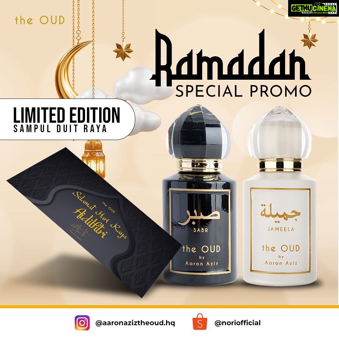 Aaron Aziz Instagram - Yang PERTAMA kali Alhamdulillah π€²π» @aarondwiaziz Mengeluarkan Sampul Raya The Oud edisi terhad β¨ Dapatkan sekarang 1 Pack (5pcs) Sampul Raya eksklusif PERCUMA dengan setiap pembelian The Oud π Klik bio link di atas #aaronaziz #theoud #ramadanpromotion