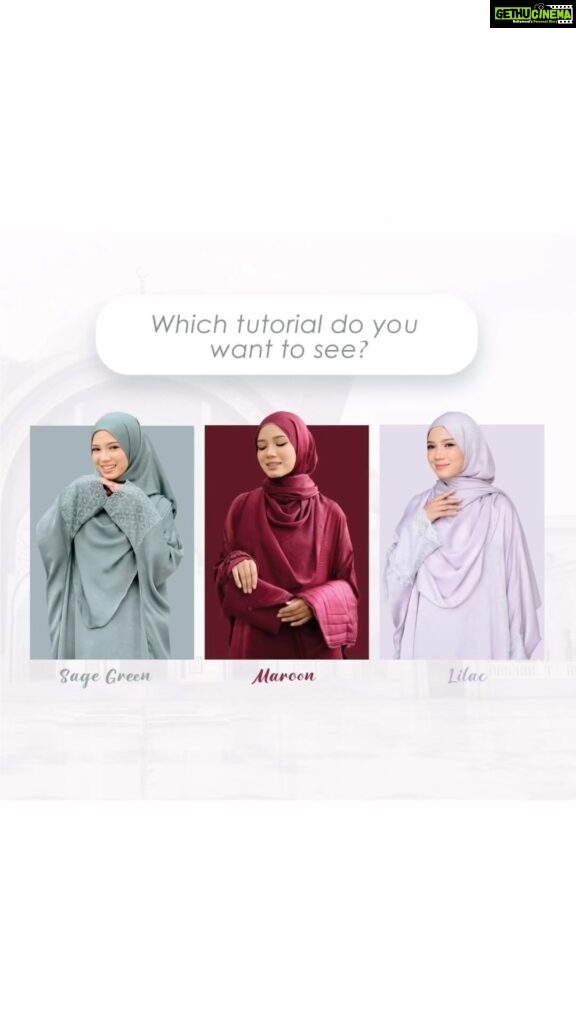 Aaron Aziz Instagram - Masya Allah Tabarakallah Alhamdulilah for the response and feedback. If you love our Serene, you will love this Ramadhan/ Raya Special. With the Shawl attached you boleh just slip on and go for terawih after your iftar and ada matchy sejadah 😍 And if you are looking for a hassle free outfit for Raya, this is it too! The beautiful lace, and satin made it so pretty for Raya too! Stocks are limited. Most colours wont be restocked so jgn think twice lama sangat k? ❤️ Setulus Ikhlas, Ikatan Raya By @diyanahalikcom ❤️ Fits S to XXL