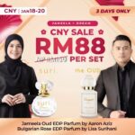 Aaron Aziz Instagram – Salam guys Siapa di sini suka pakai yg jenama besar? Mesti korang bayar RM600-RM1000 kan? Ni Abg nak offer kat korang 2 product @aaronaziztheoud.hq dan #SuribyLisaSurihani dgn harga rendah khas utk anda dari 18thJan hingga 20th Jan 2023. Hanya RM88 dapat 2, minyak wangi.  Cepat dapatkan while stocks last. #sabroudbyaaronaziz #jameelaoudbyaaronaziz @noriofficial.hq