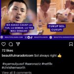 Aaron Aziz Instagram - Assalamualaikum semua. Nak tanya ada tak recommendation for lawyer? Berbulan bulan suami saya kena bodyshamed. Kirakan baik la jugak suami saya all these while dia tak buat apa apa, tak saman tak apa org yg insult dia. Dia cakap takpe la doa aje. Positive vibe. Tapi kali ni aduh, what Is the motive of doing so? Everyone has moved on. Tiber nak api api kan and bodyshame lagi dan lagi. So this time, my husband cant be oppressed anymore, i cant take this bodyshamming no more. Something so happy and positive get twisted like this. Goodness. Mendatangkan dosa buat apa ye. Tak faham. No posting or anything k dar. I got this.