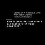 Aarti Chhabria Instagram – Let’s work on all 4 empires for peak productivity, virtuosity and undefeatability! #robinsharma #5amclub #aartichabria #motivation #secretsofavictoriousmind #heartset #mindset #healthset #soulset #spirituality #victoriousmindpower #productivity #winners #victory #win #winnerscircle