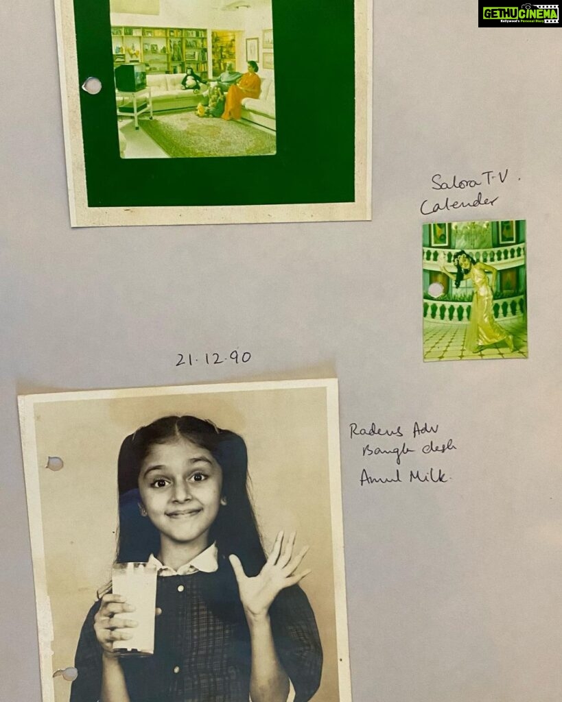 Aarti Chhabria Instagram - 33 years ago this little girl didn’t know she would be me… she just enjoyed what she did, everything was like PLAY, like a picnic and fun and makeup were like toys to experiment with, and the camera became her best friend. Every other weekend she would look forward to being on set and hearing the word ‘ ACTION ‘ and her one point mission was to give her best and enjoy every bit of it! Whilst she hardly spent time with her friends or became a part of different ‘groups’, she never felt left out because her group was her family and her people on set! She was unique then and she is unique now! Sometimes I understand her whilst being her and sometimes I have to step aside and look at her for a while to understand her only later. But 1 thing I know, that when she commits to something, be it love or work, or simply giving her time, she’s all heart, then and now! ~ ACB #aartichabriaquotes #throwback #bplsanyo #babool #neverseenbefore