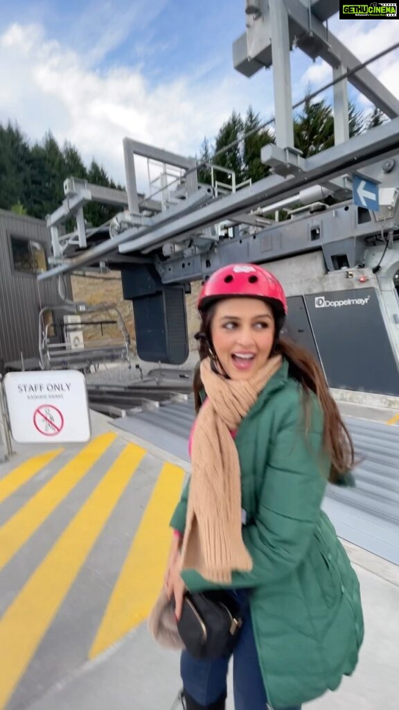 Aarti Chhabria Instagram - Had the most amazing experience at @skylinequeenstown For anyone who is going to Queenstown, New Zealand, you cannot afford to miss this one! We took a scenic ride 480 meters above Lake Wakatipu, in the iconic Skyline Gondola which is one of the steepest cable car lifts in the Southern Hemisphere! The 220 degree breath taking views of Coronet Peak, The Remarkables, Walter and Cecil Peak, and of course Queenstown itself were mesmerising to say the least! And what added the extra bit of fun was the thrilling luge rides that I couldn’t seem to get enough of! And the sumptuous buffet dinner was perfect to celebrate 11th March with my family who are all camera shy :) Loved every bit of it, and special mention to the desserts at the Stratosfare Restaurant that made me massively cheat my non dairy diet! 😜😜 This reel isn’t enough to show you guys what this was all about! So plan your trip to NZ, and make sure you choose Queenstown and add Skyline Queenstown as a must-visit in your itinerary! ❤❤❤❤ #thrillrides #stratosfarequeenstown #stratosfarerestaurant #queenstown #newzealand #traveldiaries #aartichabria #luge #luges #gondola #adventure #goodmorning