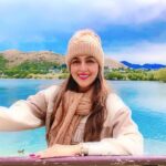 Aarti Chhabria Instagram – Happy Holi everyone from #queenstown #newzealand ❤️🥰 #blissfulliving #aartisblissfulliving Lake Wakatipu Queenstown NZ
