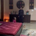 Aasiya Kazi Instagram - Last BTS from the Shoot… Gng to miss this show and the team 💜 #janamjanamkasaath #dangaltv #dailysoap #shoot #bts