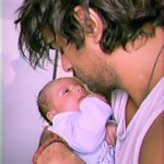 Addite Shirwaikar Malik Instagram - The best part of being a mother is also witnessing a father being born..A bond that doesn’t need any language,No words just feeling each other, A mother is a mother & she is born with instincts but a father develops those…Eebee is blessed to have you as his Baba..Love you @mohitmalik1113 Baba..