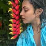 Amala Paul Instagram - Love at first sight ❤️ nice meeting you again beauty 💛 #gonebutnotforgotten #childhoodwonders #flowerpower #wanderlust