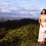 Amala Paul Instagram - ✨🎭 Embracing the Spotlight Again 🌟 Captured by @chathan__ #lightscameraaction #newmoon #travelgram #wanderlust #exploremore #mountainlife #instanature #travelphotography #hikingadventures #exploretheworld #mountainlover #forestvibes