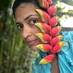 Amala Paul Instagram - Love at first sight ❤️ nice meeting you again beauty 💛 #gonebutnotforgotten #childhoodwonders #flowerpower #wanderlust