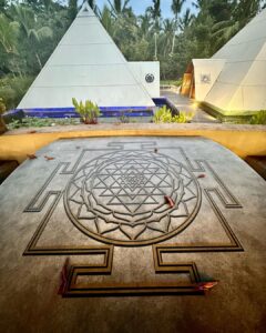 Amala Paul Instagram - Bliss is buzzing, flowing through all that was standing in the way. ✨🕊️

#ubud #pyramidofchi #lightsoundvibration #healingjourney #flow #solivagant #lightguidance