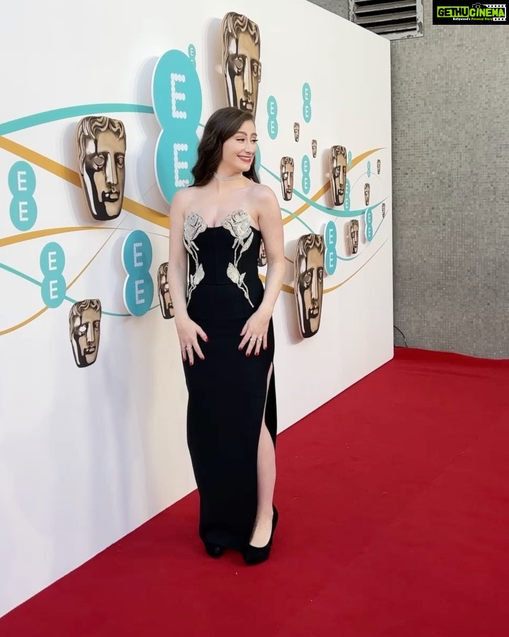 Amber Doig Thorne Instagram - Such an honour to be invited to the BAFTA Film Awards β¨A dream come true π₯Ή Feeling incredibly grateful to have attended this years EE Bafta Film Awards - walking the red carpet amongst so many incredibly talented actors, filmmakers, BAFTA nominees and previous BAFTA winners ππ»π As an actress - itβs always been a dream of mine to attend the BAFTAs, so a HUGE thank you to the fabulous team at @bafta for being so welcoming β€οΈ π 76th British Academy Film Awards π¬π§ πΈ 2nd Photo by: @thenadiameli π πΈ 8th (Top) Photo by: @gabrielbushphotography π₯° #EEBaftas ad #baftas #bafta #baftaawards #filmaward #filmawards #awardshow #amberdoigthorne #awardsseason #awardsshow #redcarpetstyle #redcarpetlook #redcarpetfashion #redcarpetdress #redcarpetmakeup #redcarpethair #redcarpethair #redcarpetlooks #redcarpetready #redcarpet #gwendolinechristie #danielledeadwyler #richardegrant #alisonhammond #patrickstewart #violadavis #natthewmodine #darrylmccormack #sheilaatim #arianadebose #lashanalynch Royal Festival Hall