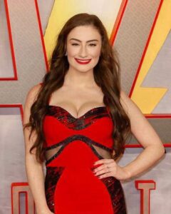 Amber Doig Thorne Instagram - If I was a superhero, I’d be Aluminium Woman. My superpower would be foiling crime😂 What power would you want?⚡️ Had so much fun at the Shazam: Fury Of The Gods World Premiere ⚡️ Walking the red carpet alongside Dame Helen Mirren, Luci Liu, Rachel Zegler and Zachary Levi was a real pinch me moment 🥹 Thank you @warnerbrosuk & @tiktok_uk for an amazing night 😍 📍 World Premiere of “Shazam: Fury Of The Gods” ❤️ #shazam #shazampremiere #shazammovie #shazamedit #shazam2 #shazamfuryofthegods #premiere #filmpremiere #filmpremier #moviepremiere #moviepremier #premiere #premier #amberdoigthorne #ambzdt #redcarpet #redcarpetstyle #redcarpetlook #redcarpetfashion #redcarpetdress #redcarpetlooks #redcarpetmakeup #redcarpetdresses #redcarpetready #redcarpetmoment #redcarpetmoments #redcarpetpremiere #helenmirren #lucyliu #rachelzegler #zacharylevi @helenmirren @zacharylevi @lucyliu @rachelzegler @ponysmasher @asherangel @jackdgrazer Leicester Square