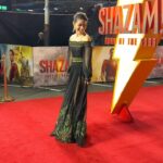 Amber Doig Thorne Instagram - If I was a superhero, I’d be Aluminium Woman. My superpower would be foiling crime😂 What power would you want?⚡️ Had so much fun at the Shazam: Fury Of The Gods World Premiere ⚡️ Walking the red carpet alongside Dame Helen Mirren, Luci Liu, Rachel Zegler and Zachary Levi was a real pinch me moment 🥹 Thank you @warnerbrosuk & @tiktok_uk for an amazing night 😍 📍 World Premiere of “Shazam: Fury Of The Gods” ❤️ #shazam #shazampremiere #shazammovie #shazamedit #shazam2 #shazamfuryofthegods #premiere #filmpremiere #filmpremier #moviepremiere #moviepremier #premiere #premier #amberdoigthorne #ambzdt #redcarpet #redcarpetstyle #redcarpetlook #redcarpetfashion #redcarpetdress #redcarpetlooks #redcarpetmakeup #redcarpetdresses #redcarpetready #redcarpetmoment #redcarpetmoments #redcarpetpremiere #helenmirren #lucyliu #rachelzegler #zacharylevi @helenmirren @zacharylevi @lucyliu @rachelzegler @ponysmasher @asherangel @jackdgrazer Leicester Square
