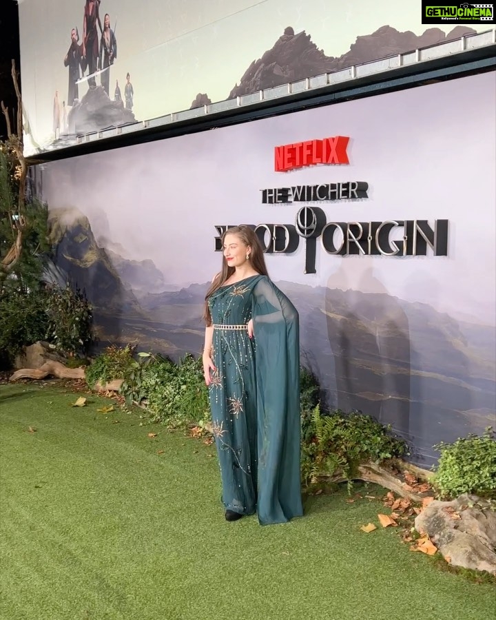 Amber Doig Thorne Instagram - Throwback to my fave Premiere of 2022 - The Witcher: Blood Origin 🗡 Are you a fan of the Witcher TV Show, books or the game? 😍 I bought all 8 books for Christmas & can’t wait to start reading them 📚 And I’m going to start the game soon too🙈🎮 Thank you @netflixuk, @witchernetflix & @wearemediahive for a fabulous evening 😍 🤍 This gorgeous gown is from @phaseeight 📍World Premiere of “The Witcher: Blood Origin” #thewitchernetflix #thewitcherseries #thewitcherbloodorigin #thewitcher #premiere #filmpremiere #filmpremier #moviepremiere #moviepremier #premiere #premier #amberdoigthorne #ambzdt #redcarpet #redcarpetstyle #redcarpetlook #redcarpetfashion #redcarpetdress #redcarpetlooks #redcarpetmakeup #redcarpetdresses #redcarpetready #reecarpetmoment #redcarpetmoments #redcarpetpremiere BFI Southbank