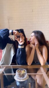 Amyra Dastur Instagram - 🤭🤭 whatever said and done we’ve always got eachothers back! . . . . . #reels #reelsinstagram #trending #trendingreels #bestfriends #quiz