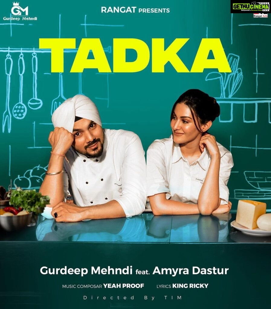 Amyra Dastur Instagram - Tadka ho to aisa 🔥 A musical recipe that will add the perfect 'TADKA' to your playlist. Coming soon, stay tuned. #Tadka #whatsyourtadka #gurdeepmehndi #amyradastur