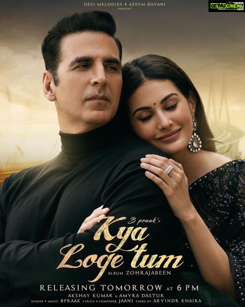 Amyra Dastur Instagram - 🎶 Kya Loge Tum 🎶 Releasing today at 6pm 🎶 . . . @akshaykumar @arvindrkhaira @bpraak @jaani777 @desimelodies @rajitdev @azeemdayani