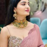 Ananya Nagalla Instagram - Happy diwali loves❤️ 👗 : @yasha_designer_wardrobe Jewellery: @vegasri_goldanddiamonds #ananyanagala #diwali