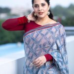 Anasuya Bharadwaj Instagram - #Sumathi 🌺❤️ #VimanamFromJune9th #VimanamMovie @makeupbysiva 💄 @telusivakrishna 🪮 @valmikiramuphotography 📸