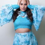 Anasuya Bharadwaj Instagram - “Blue”ming 🦋💙 @gaurinaidu ✨ @makeupbysiva 💄 @telusivakrishna 👩‍🦰 @valmikiramuphotography 📸 @kalyansunkara 🧑🏻‍💼 @umediaentartainments ⭐️