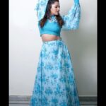 Anasuya Bharadwaj Instagram - “Blue”ming 🦋💙 @gaurinaidu ✨ @makeupbysiva 💄 @telusivakrishna 👩‍🦰 @valmikiramuphotography 📸 @kalyansunkara 🧑🏻‍💼 @umediaentartainments ⭐️