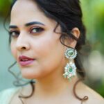 Anasuya Bharadwaj Instagram - There are many beautiful chapters left to your story..go as far as you can.. 🫰🏻 Also sabhiko Eid Mubarak 🌙✋🏻 Saree : Wearing my engagement saree after 15 years 🥰🧿 Jewellery : @kasturisilverjewellery MUA: @makeupbysiva 💄 HairStyle : @telusivakrishna 🪮 PC: @verendar_photography 📸 Celebrity management : @kalyansunkara @umediaentartainments 👨‍💼
