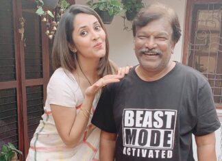 Anasuya Bharadwaj Instagram - Rangamaartanda ika meede.. idi mee kathey.. idi mana kathe 😌❤️ Mee Geeta Ranga Rao 🙏🏻 #Rangamaartanda from #Today 22nd March 2023 in theatres near you 🥰 Alage Happy Ugadi too!! 🥭🌿❤️🙏🏻