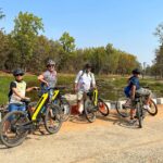 Anasuya Bharadwaj Instagram - Biking into the Jungle 🚴🚴‍♀️ Incredible experience!! #MiniVacay2023 #Familia