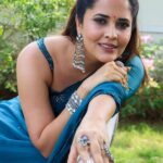 Anasuya Bharadwaj Instagram - 2023 Goal: 👉🏻No Toxic People 👉🏻Good Health 👉🏻More money 👉🏻Peace of mind ! #SelfCareMatters For an opening in #Srikalahasti 🔱🙏🏻 @studiobustle ❤️ @bcos_its_silver ✨🪩