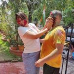 Anasuya Bharadwaj Instagram - Bura na mano #HoliHai 🌈🎨