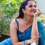 Anasuya Bharadwaj Instagram - 2023 Goal: 👉🏻No Toxic People 👉🏻Good Health 👉🏻More money 👉🏻Peace of mind ! #SelfCareMatters For an opening in #Srikalahasti 🔱🙏🏻 @studiobustle ❤️ @bcos_its_silver ✨🪩