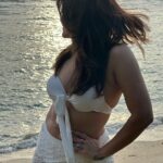 Anasuya Bharadwaj Instagram - As we reach the middle of June.. I don’t want the gram to miss some moments captured unfiltered.. totally glowing from the nature and from within me 🥰..from one of my most memorable trips this year so far 🌊🧜🏻‍♀️💙 PC: My very talented man @susank.bharadwaj 😘