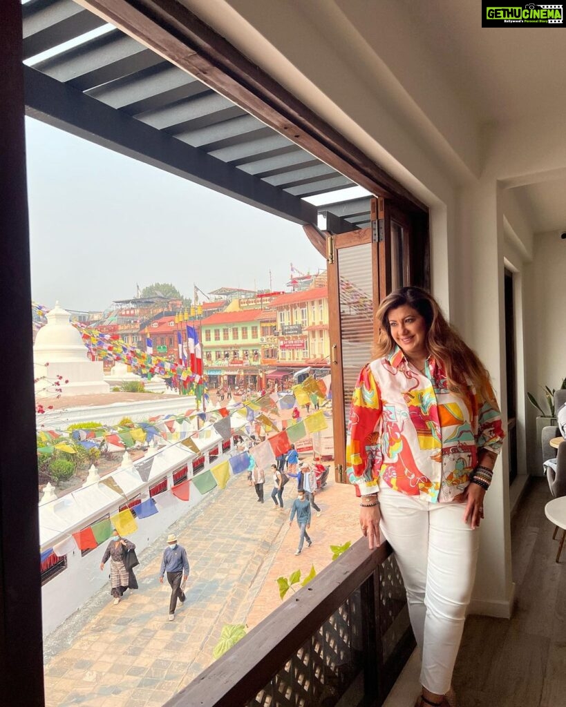 Anisha Hinduja Instagram - "Indulging in the luxurious beauty of Kathmandu, where every moment feels like a dream ✨🏞️🌅 #LuxuryTravel #Kathmandu #Nepal" #dream #cometrue #happiness #gratitude Bouddhanath Stupa
