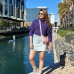 Anjum Fakih Instagram – Vibing in pinks & plums 💜💜💜
#khatronkekhiladi13 #fearfactor 
#anjumfakih