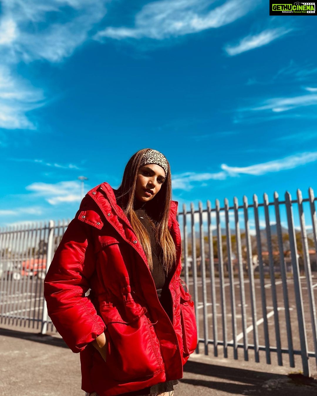 Anjum Fakih Instagram - Little Red Riding Hood in a parallel universe… Or can I say The Khatron Universe! . . . #khatronkekhiladi13 #kkk #fearfactor #anjumfakih @colorstv South Africa